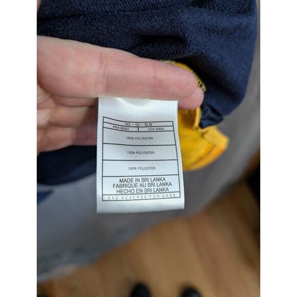 Vintage Nike Team Issued West Virginia Basketball Warm Up Shirt Size L Button Up - Picture 5 of 16